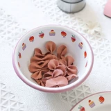 Bobao Original Strawberry Heart Series серия эмалевой посуды Эмалевая фарфоровая чаша Дети пьют водяной чашка клубничная чаша эмалевая тарелка