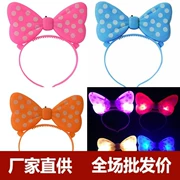 Glowing nơ nhấp nháy headband headband với kẹp tóc nhấp nháy mũ nón buổi hòa nhạc cung cấp đồ chơi trẻ em - Sản phẩm Đảng / Magic / Hiệu suất