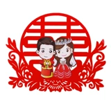 Свадьба привет персонаж Lahua Полная свадебная комната макет