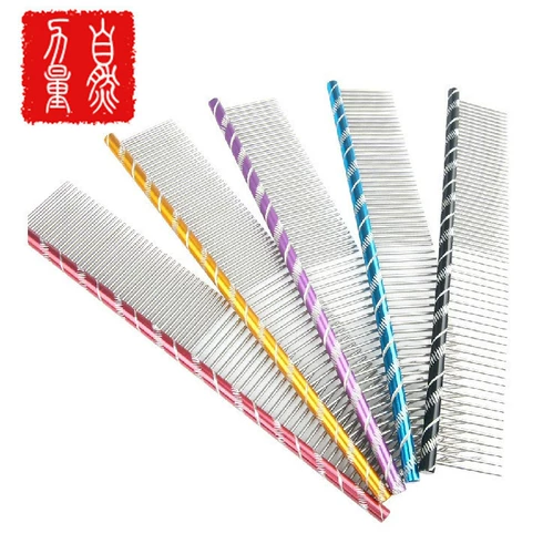 哈特丽 Цвет собачья ряд расчесывает шерстяные стальные расчесывание паттер