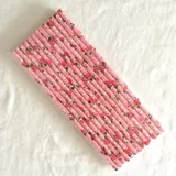 Цветная бумага соломинка одноразовая экологическая бумага творческая банка банкет