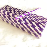 Цветная бумага соломинка одноразовая экологическая бумага творческая банка банкет