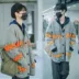 Mùa thu và mùa đông oversize cặp đôi ngôi sao Xiao Zhan cùng quần áo áo len gió len áo len nam nữ rộng rãi - Cặp đôi áo len