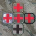 Năm miếng của cross dán cứu hộ y tế chữ thập đỏ dán armband tiêu chuẩn y tế y tế armband dán ma thuật