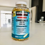 Киркленд Омега3 Глубокий рыбий масла в Киркленде Омега, Канада, высокое содержание 330 капсул