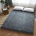 Chơi sàn nhân tạo đệm ngủ có thể gập lại nhà lười biếng giường đơn giản mùa hè nệm mềm chống ẩm trưa nghỉ trưa - Nệm nệm kim cương 1m6 Nệm
