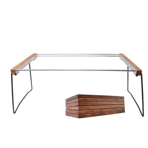 TNR Outdoor Self -Driving Tour Camping Compity Wood Zebra Wood Commoncepling Toble может сложить пляжный стол для барбекю