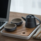 Вэнь Ян | Японский стиль и ветер, одна кастрюля из двух чашек простоты и грубая чайная церемония. Домохозяйство кунг -фу чай