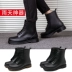 Giày đi mưa thời trang Hàn Quốc Giày nam đế thấp giày chống trượt mưa Giày nam ống ngắn với giày cao su ngoài trời