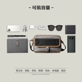 Мужская вместительная и большая сумка через плечо, универсальная сумка на одно плечо, в корейском стиле, коллекция 2023, ткань оксфорд