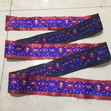 Парча Мао 苗侗族花边绣片 民族风挑花机绣刺绣民族服装辅料