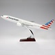 47 cm American Airlines Boeing 777 Máy Bay Mô Hình American Airlines Mô Phỏng Tĩnh Mô Hình Máy Bay Chở Hàng Không Trang Trí Món Quà máy múc trẻ em Chế độ tĩnh