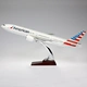 47 cm American Airlines Boeing 777 Máy Bay Mô Hình American Airlines Mô Phỏng Tĩnh Mô Hình Máy Bay Chở Hàng Không Trang Trí Món Quà