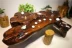 Gà cánh gỗ khắc bàn trà Jinsi Nanmu cây rễ trà bàn tự nhiên toàn bộ bàn trà gỗ Kung Fu - Các món ăn khao khát gốc bàn ghế bằng rễ cây Các món ăn khao khát gốc