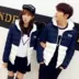Cotton nam dài mùa đông bông áo khoác sinh viên kích thước lớn trên đầu gối Hàn Quốc những người yêu thích bánh mì vài áo khoác trùm đầu của phụ nữ áo khoác áo bò nam Trang phục Couple