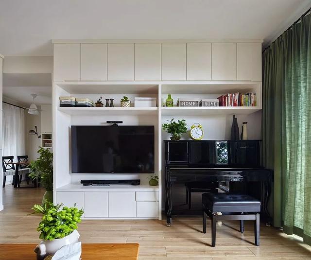 133㎡北欧三居室把客厅掰成两瓣用