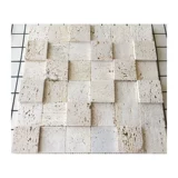 Мраморная трехмерная мозаика на стену, ископаемые, в 3d формате