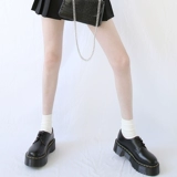 JuicePark Yang Mi Rose Rose и та же самая кожаная кожаная туфли и туфли с туфли Martin. Маленькая кожаная обувь Martin