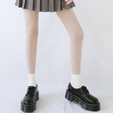 JuicePark Yang Mi Rose Rose и та же самая кожаная кожаная туфли и туфли с туфли Martin. Маленькая кожаная обувь Martin