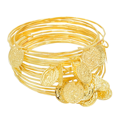 Золотой аксессуар для волос для принцессы, стиль бохо