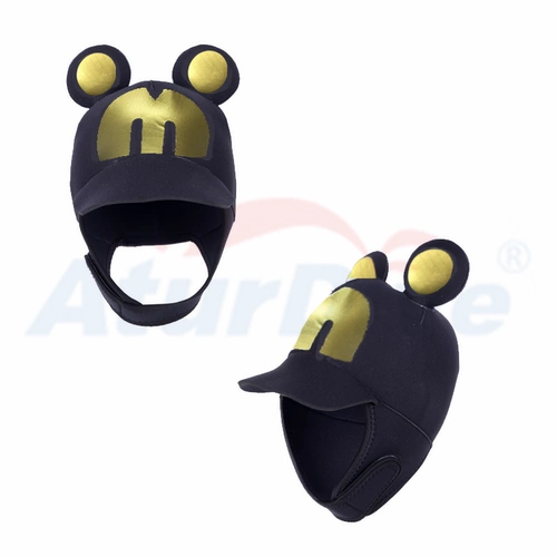 Aturdive Mickey Michel Mouse Dive Head Set Set Hive Hat Hat Musron Matto Circles