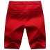 Mùa hè cộng với phân bón xl quần short màu đỏ nam màu bông mỏng thường năm điểm quần chất béo, chất béo sáu điểm quần