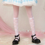 Nhật bản lolita cô gái bow tie phần mỏng đáy vớ anime ballet đẹp giảm béo xà cạp