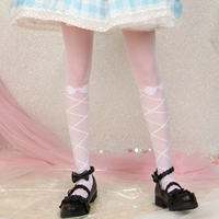 Nhật bản lolita cô gái bow tie phần mỏng đáy vớ anime ballet đẹp giảm béo xà cạp quần tất trắng