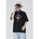 Летняя оригинальная дизайнерская брендовая хлопковая футболка с коротким рукавом для влюбленных, в цветочек