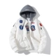 áo phao bomber nam Phi hành gia chung của NASA mùa thu và mùa đông áo khoác dày của Không quân Áo khoác phi công nam và nữ cặp đôi quần áo bông bóng chày rời áo khoác nỉ nam