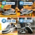 Labor protection shoes for men in all seasons, breathable steel toe cap, anti-smash, anti-puncture, lightweight, breathable, wear-resistant, solid bottom work protective shoes 
