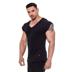 Cơ bắp mới anh trai thể dục t-shirt chạy vest thể thao ngoài trời khô nhanh nam cổ tròn không tay vest mùa hè áo thể thao có cổ Áo thể thao