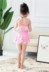 Áo tắm nhỏ tươi ren chia ngọt ngào sinh viên 1857 con bé lady con bãi biển suối nước nóng tắm phù hợp với đồ bơi cho be gái 1 tuổi Bộ đồ bơi của Kid