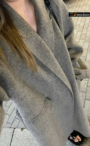 Стеганый длинный черный демисезонный ремень, шерстяное пальто, коллекция 2023, увеличенная толщина, средней длины, крой