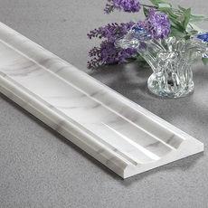 Бордюр 雅士白仿大理石材线条 石材口线 电视背景墙边框线 大理石门套线