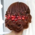 Bridal tiara head flower tạo kiểu tóc phụ kiện cưới trang sức cưới váy photo studio ảnh phụ kiện