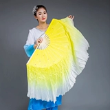 Танцующий длинный шелковый двусторонний скотч для танцевального шоу, градиент