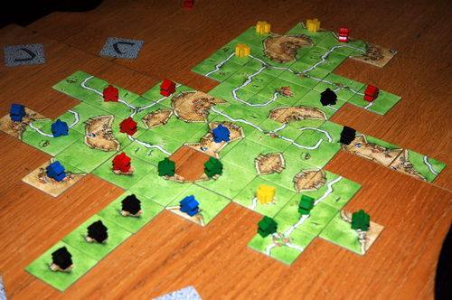 卡卡颂基础含河流扩展卡卡城扩展5合1桌游卡牌中文版益智玩具棋牌