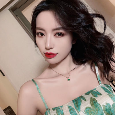 罗马数字钛钢项链女冷淡风ins潮字母锁骨链简约气质网红脖子颈链