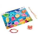 Магнитная трехмерная головоломка для рыбалки, игрушка для мальчиков и девочек, конструктор с бусинами, раннее развитие