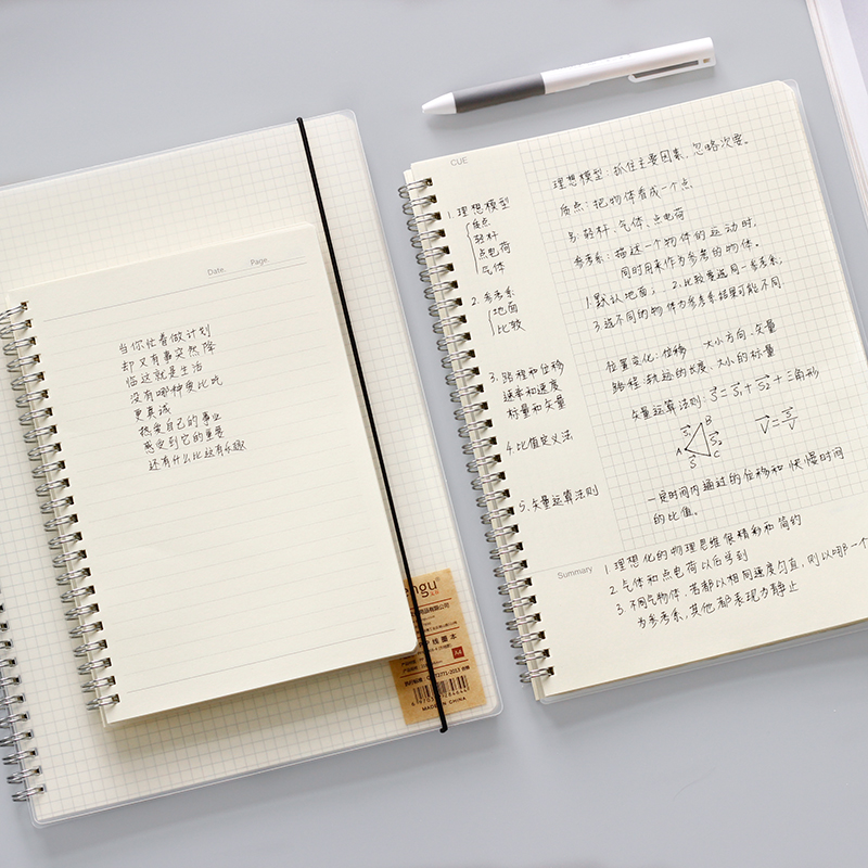 简约学生小清新线圈本笔记本子-秒客网