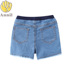 Quần áo trẻ em Annai đích thực 2019 hè mới cho bé gái lớn full eo denim quần short AG926594 - Quần jean quần jean trẻ em cao cấp Quần jean