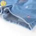 Quần áo trẻ em Annai đích thực 2019 hè mới cho bé gái lớn full eo denim quần short AG926594 - Quần jean