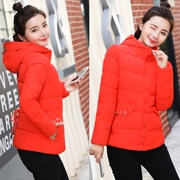 2018 mùa đông mới bông phù hợp với nữ phần ngắn Hàn Quốc sinh viên hoang dã bông áo khoác áo khoác chống mùa bông nhỏ áo khoác bánh mì quần áo thủy triều