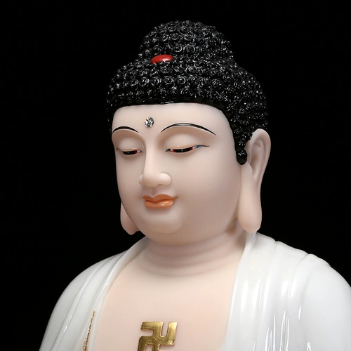 Девять -летящие старые магазины более 20 цветов Hanshables, статуи Шакьямуни Будды, каменные вырезание три сокровища, статуи Будды Амитабха Будда фармацевт Будда Статуя сидячей статуи