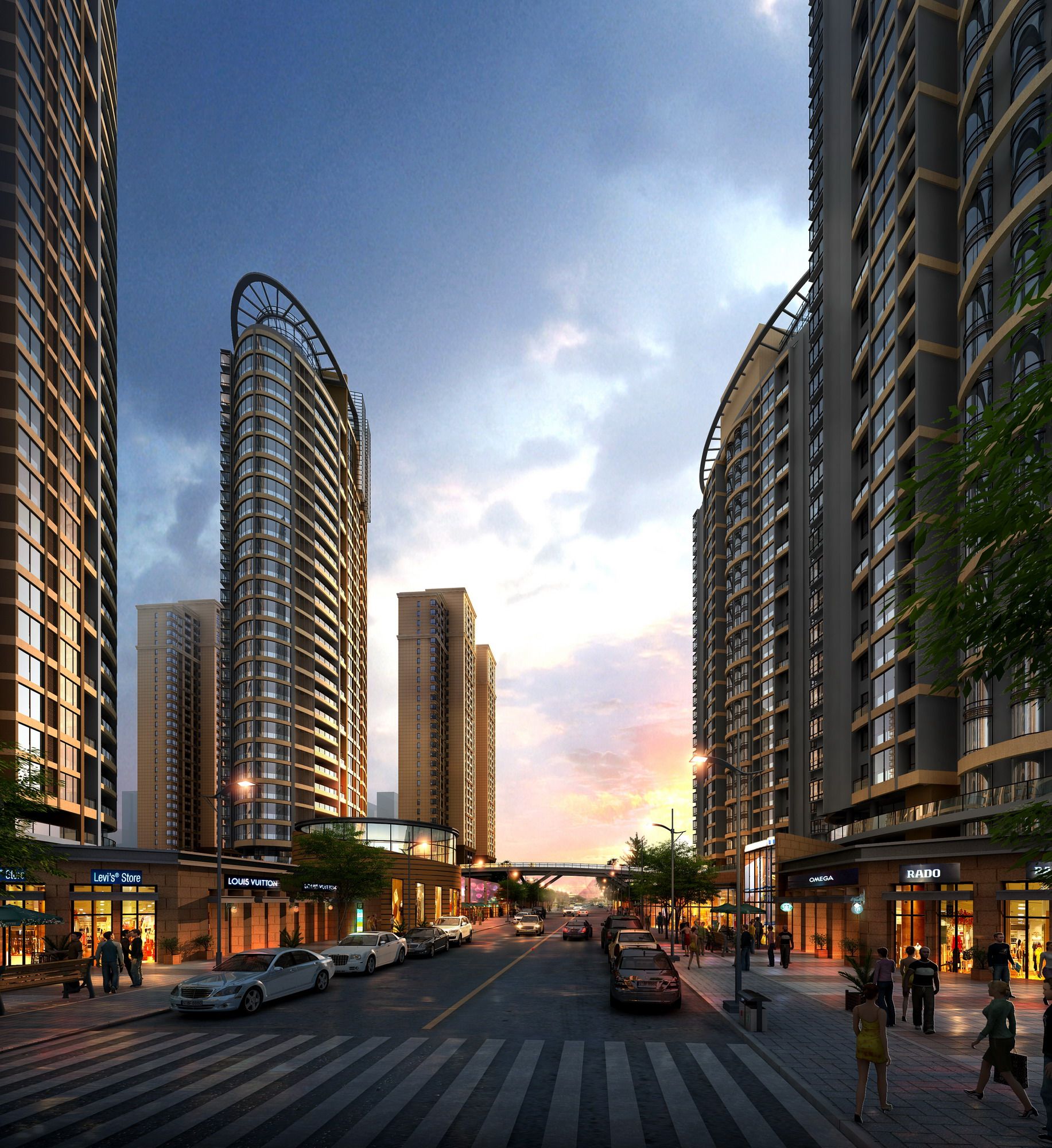 2015最新水晶石全模型建筑3d素材库室外建筑3d渲染场景max源文件