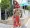 Mùa xuân và mùa hè năm 2020 phiên bản mới của phụ nữ Hàn Quốc của chiếc váy quấn cổ chữ V xẻ tà váy dài in áo dài tay dài tính khí - Váy dài