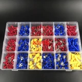 1200 Клеммы холодного давления 18 типов изоляционных терминальных круговых вилк