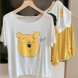 Летняя пижама, тонкий хлопковый комплект, шорты для отдыха, сшита из модала, короткий рукав