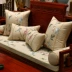 Phong cách Trung Quốc Redwood sofa đệm Bốn mùa phổ vải đệm dày chống trượt xốp Trung Quốc đệm sofa